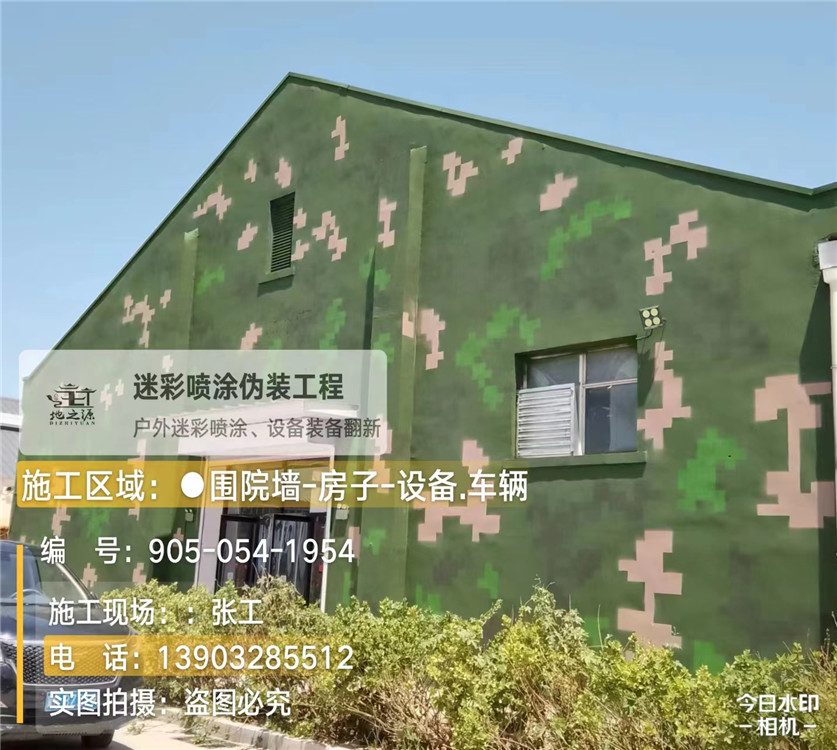 济宁外墙数码迷彩漆施工报价清单（100㎡标准墙面测算）